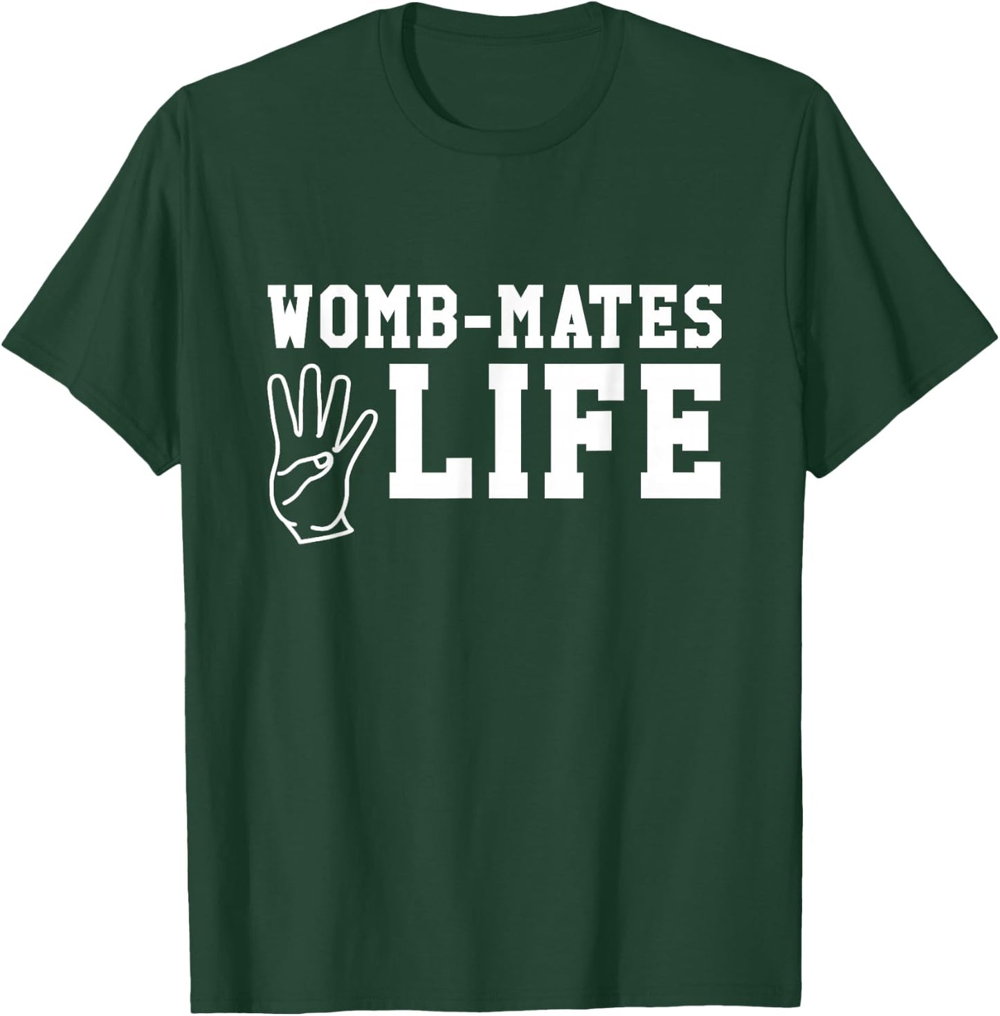 Zwilling - uterine mates 4 lives T-Shirt - T-Shirt | Forest