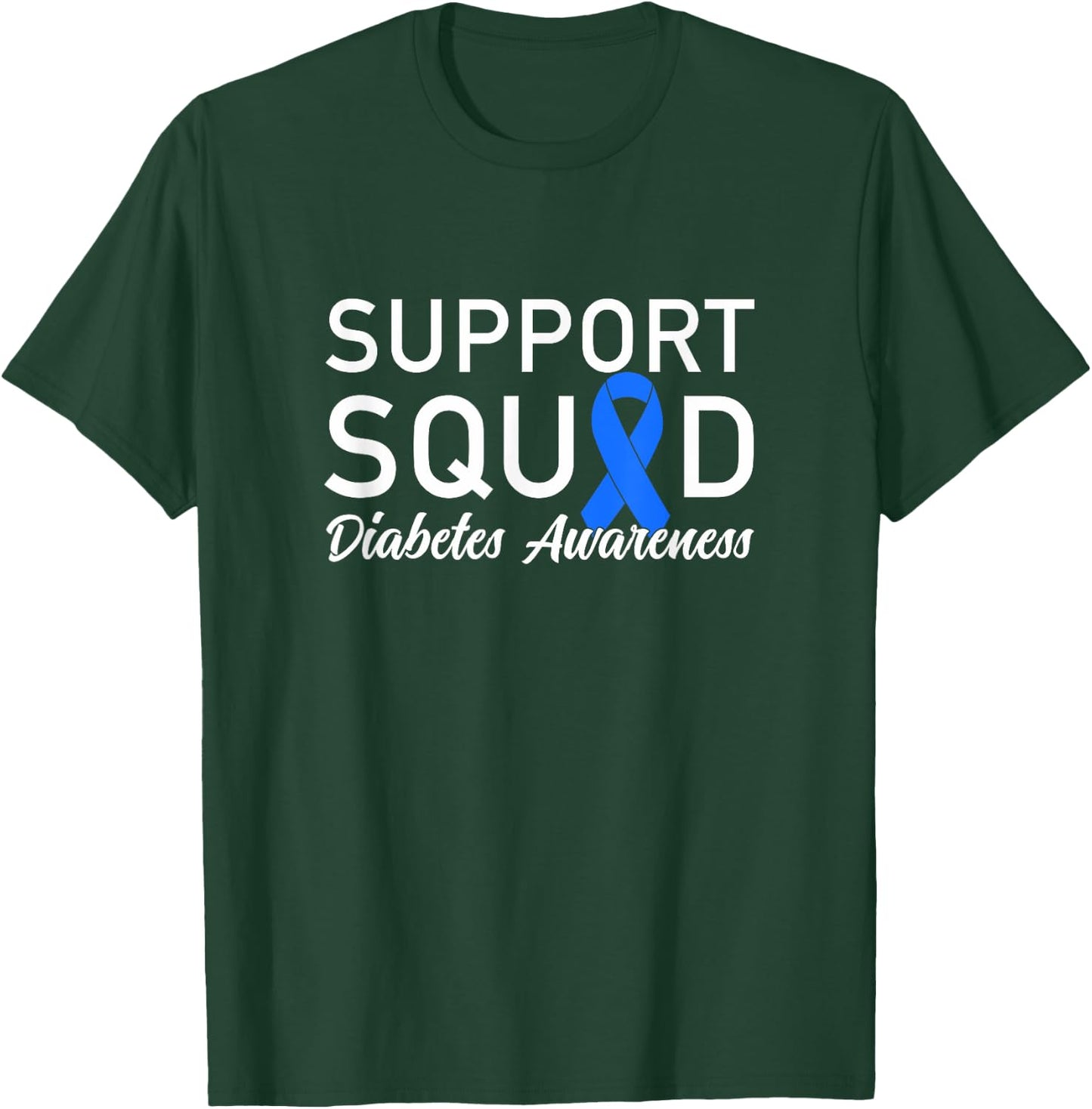 In November We Wear Blue Support Squad T-Shirt - T-Shirt | Forest