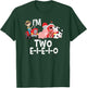 Old MacDonald I'm 2 E-I-E-I-O Birthday 2 Year Party T-Shirt - T-Shirt | Forest