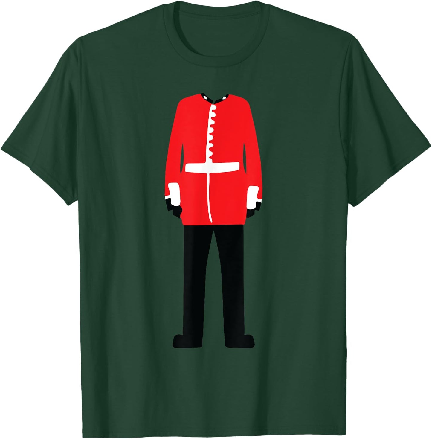 Royal Guard Uniform Cool British Soldier Costume T-Shirt - T-Shirt | Forest
