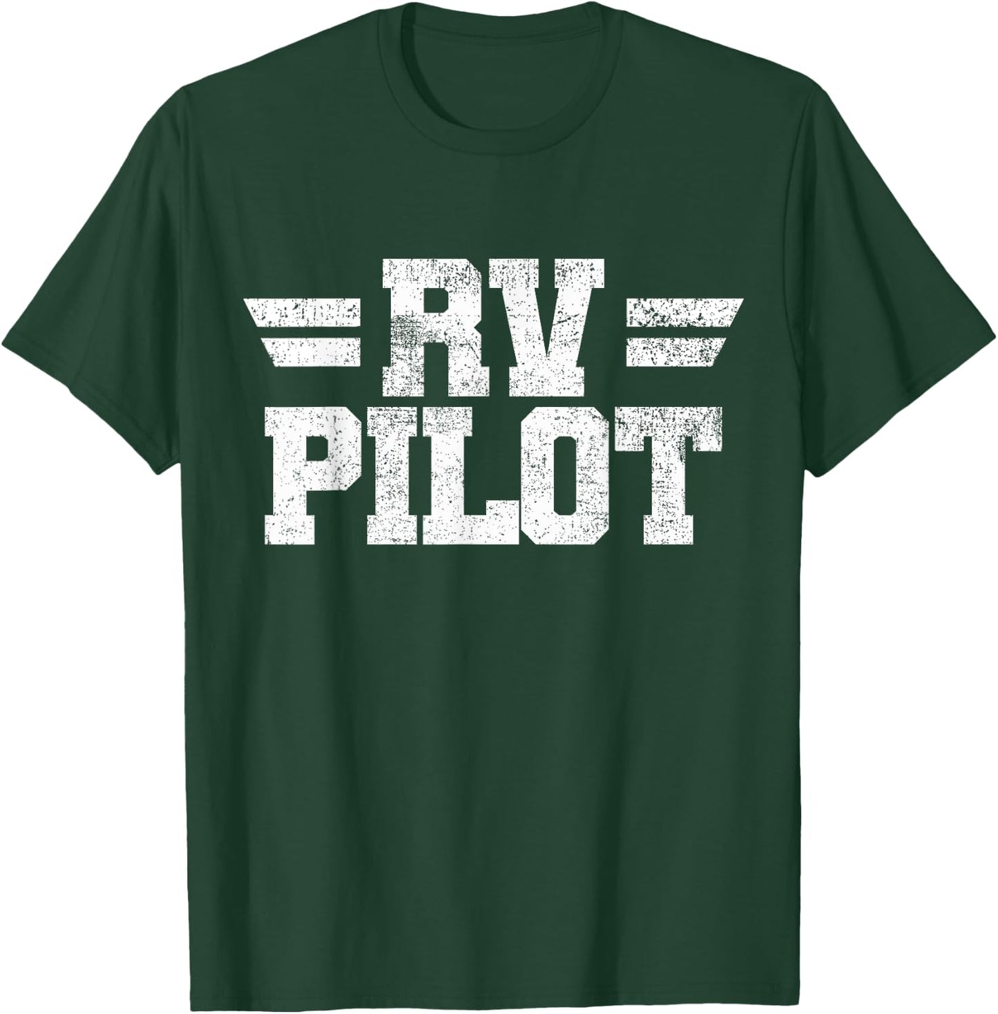 RV Pilot RV Camping Camper T-Shirt - T-Shirt | Forest