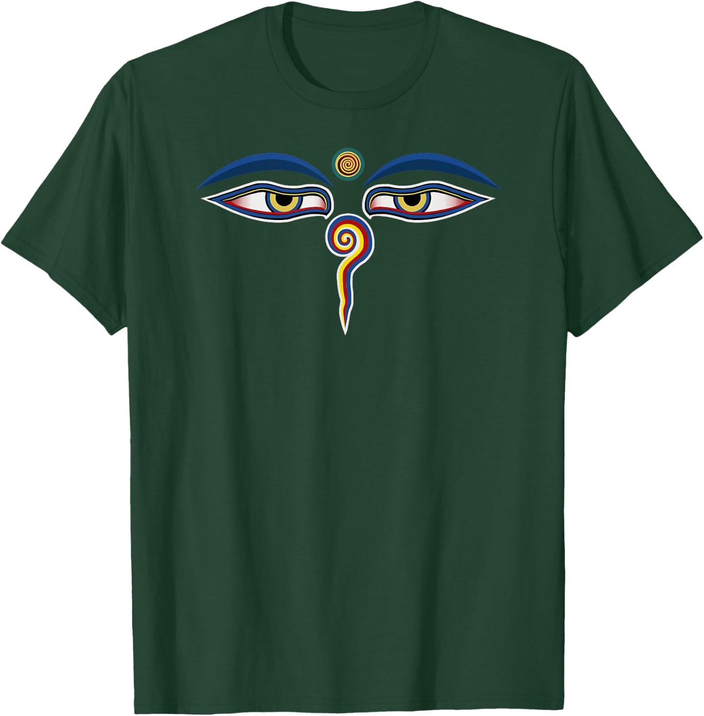 Eyes of Buddha T-Shirt - T-Shirt | Forest