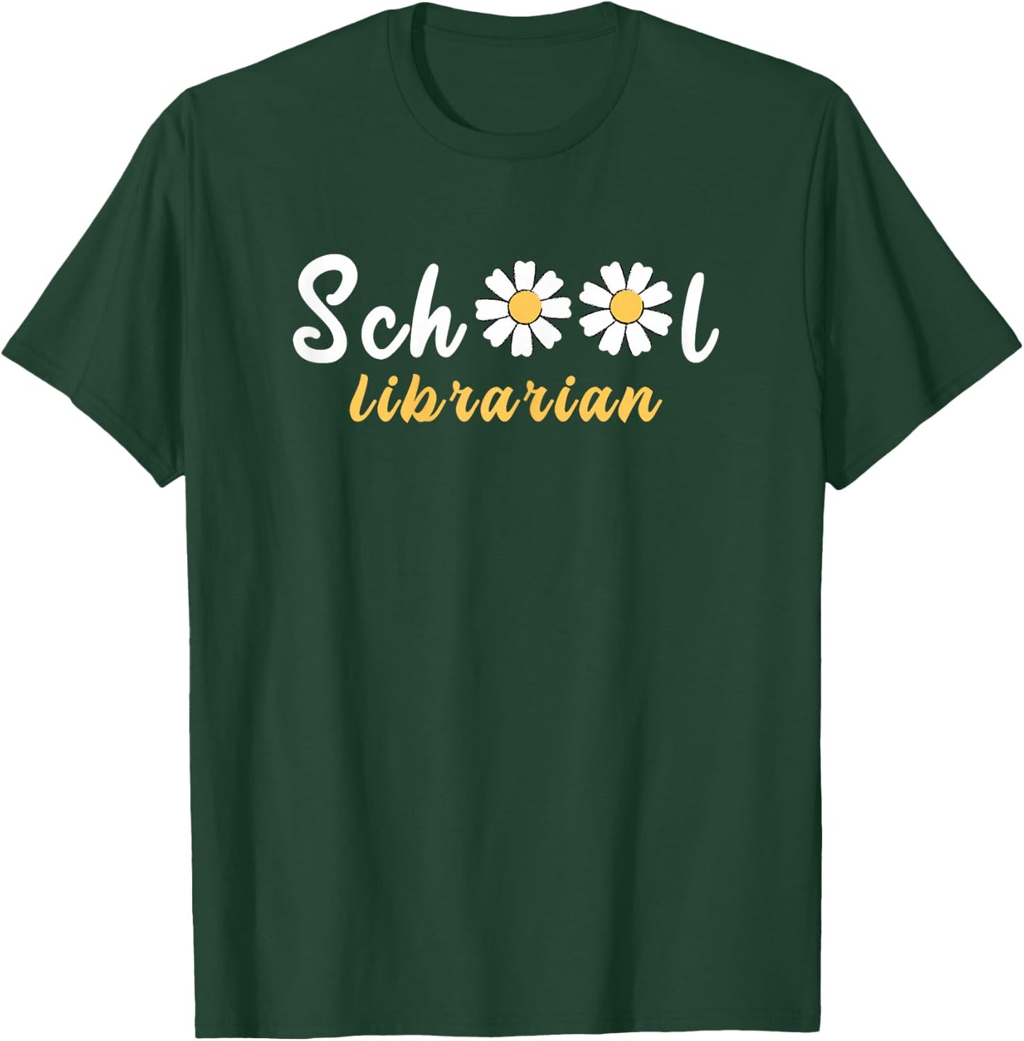 School Librarian T-Shirt - T-Shirt | Forest