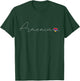 Hayastan Love Armenian Flag and Heart on Armenia T-Shirt - T-Shirt | Forest