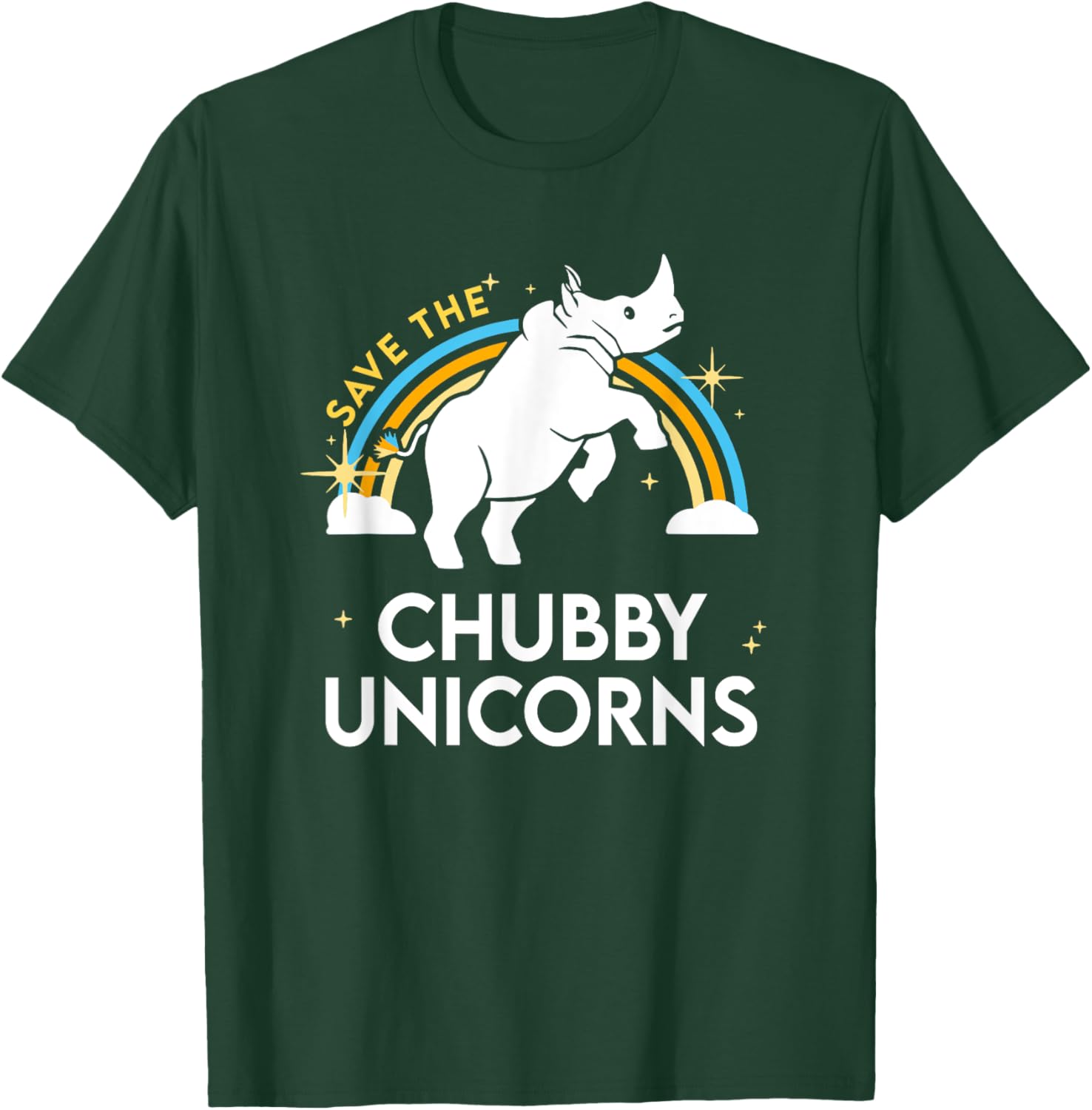 Save The Chubby Unicorns T-Shirt - T-Shirt | Forest