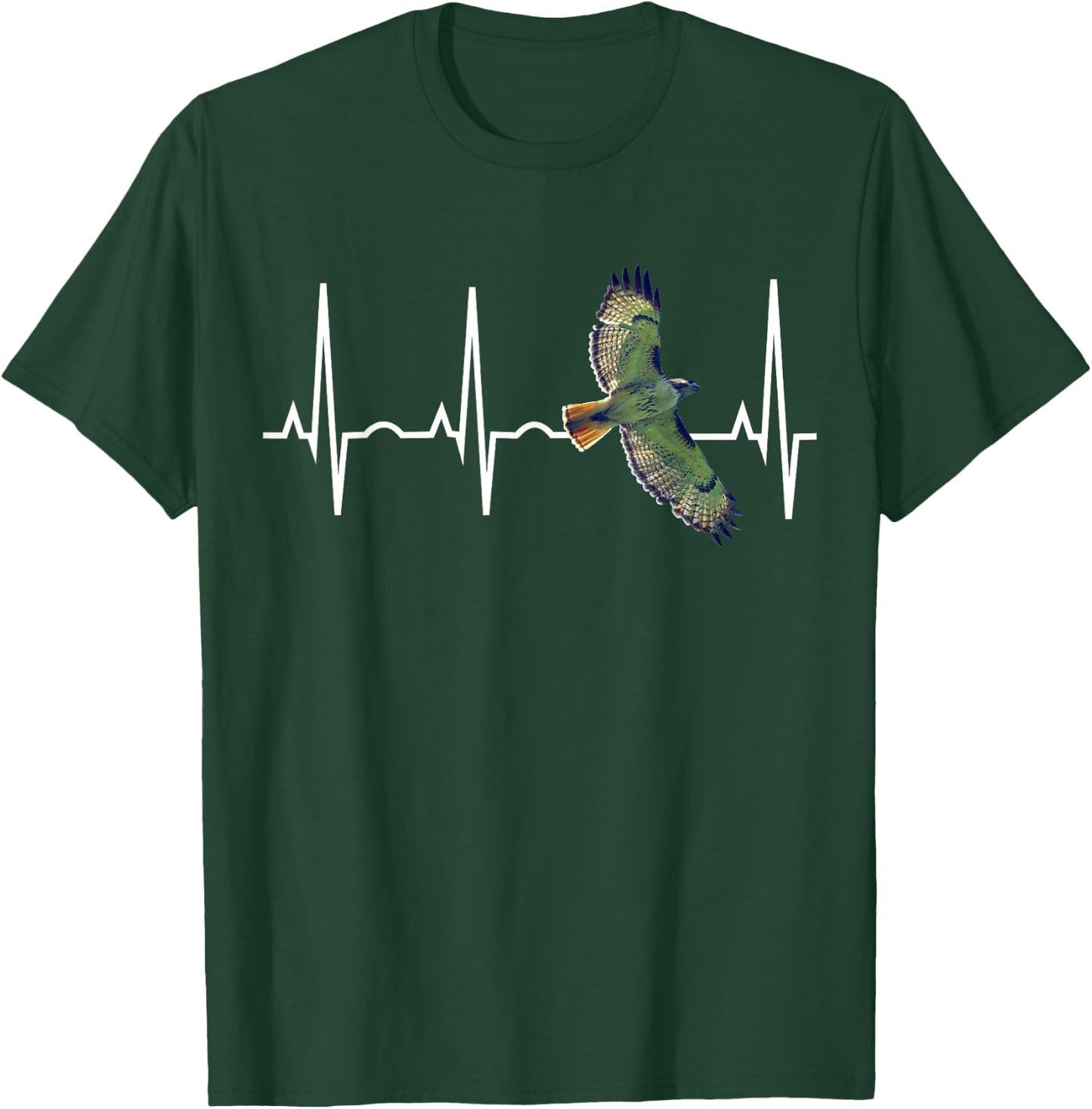Red Tail Hawk Heartbeat - Best Buteo T-Shirt - T-Shirt | Forest