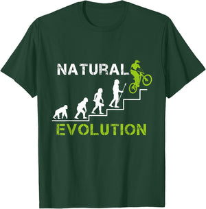 Mountain Bike Evolution MTB Downhill Freeride Biking Sports T-Shirt - T-Shirt | Forest