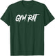 Gym Rat Gifts Men Essential Clothes Hustle Fitness Graffiti T-Shirt - T-Shirt | Forest