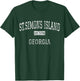 St.Simons Island Georgia GA Vintage T-Shirt - T-Shirt | Forest