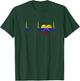 Venezuela Heart Venezuelan Heartbeat ECG Pulse Roots T-Shirt - T-Shirt | Forest
