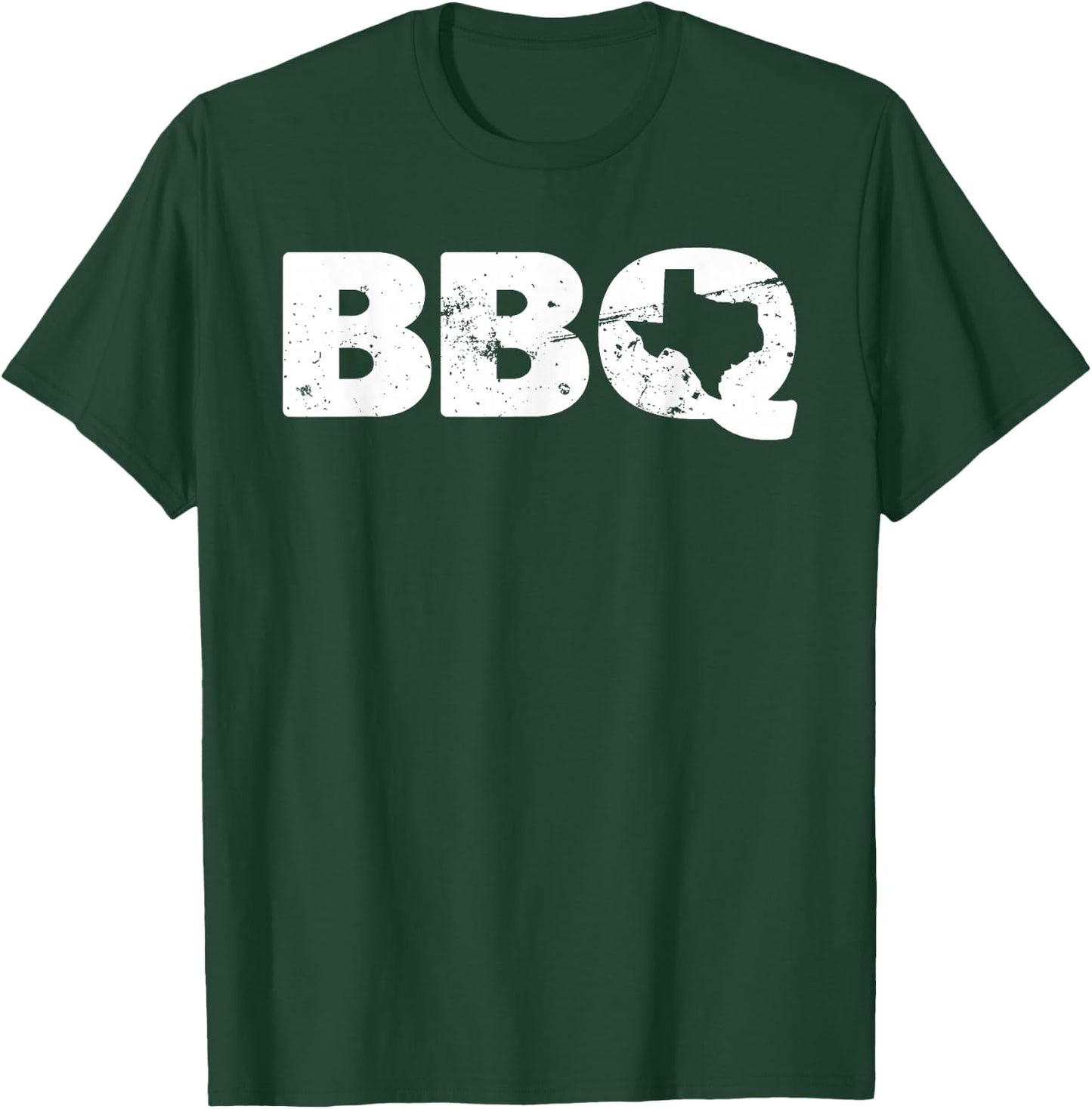 Texas BBQ novelty Texas barbecue and map vintage BBQ T-Shirt - T-Shirt | Forest