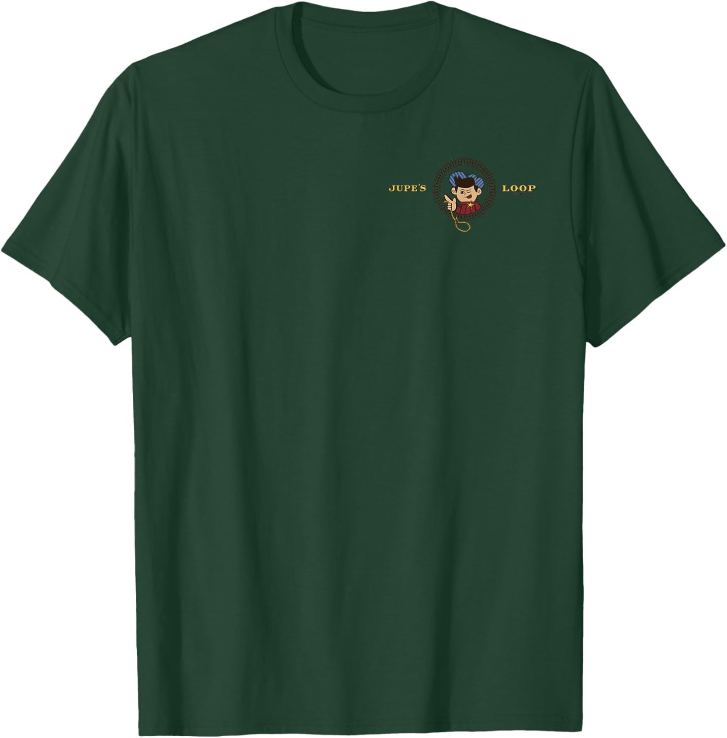 Nope Movie Jupe's Loop Map Front and Back T-Shirt - T-Shirt | Forest