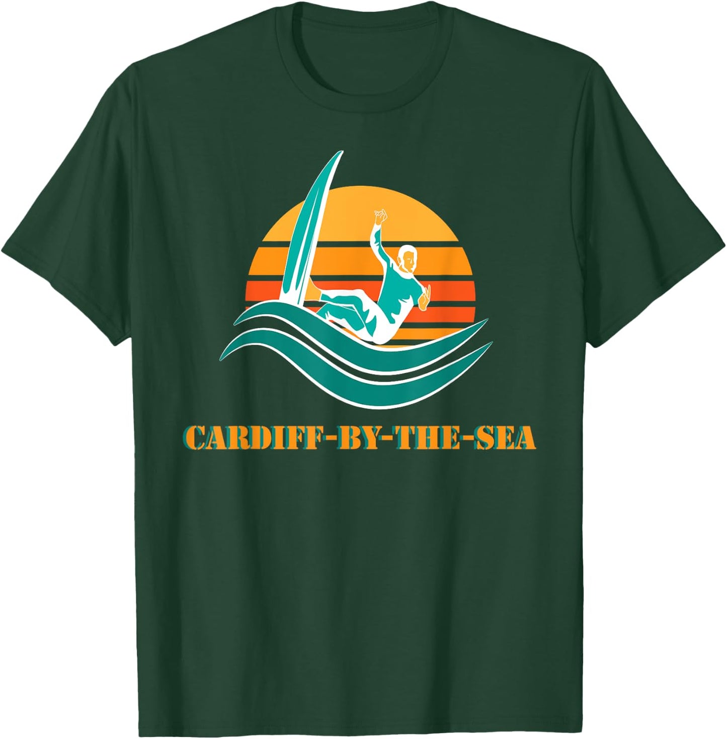 Cardiff by the Sea Souvenir California Men Women T-Shirt - T-Shirt | Forest