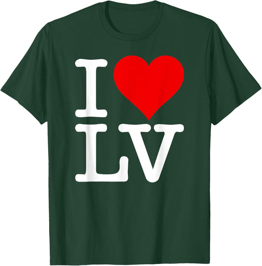 I Love Heart Las Vegas Nevada Lv T-Shirt - T-Shirt | Forest