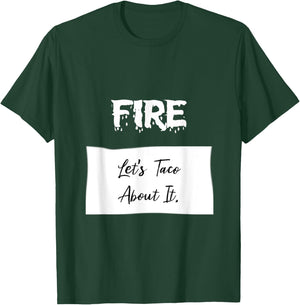 Sauce Packet Costume Funny Fire Taco Hot Sauce T-Shirt - T-Shirt | Forest