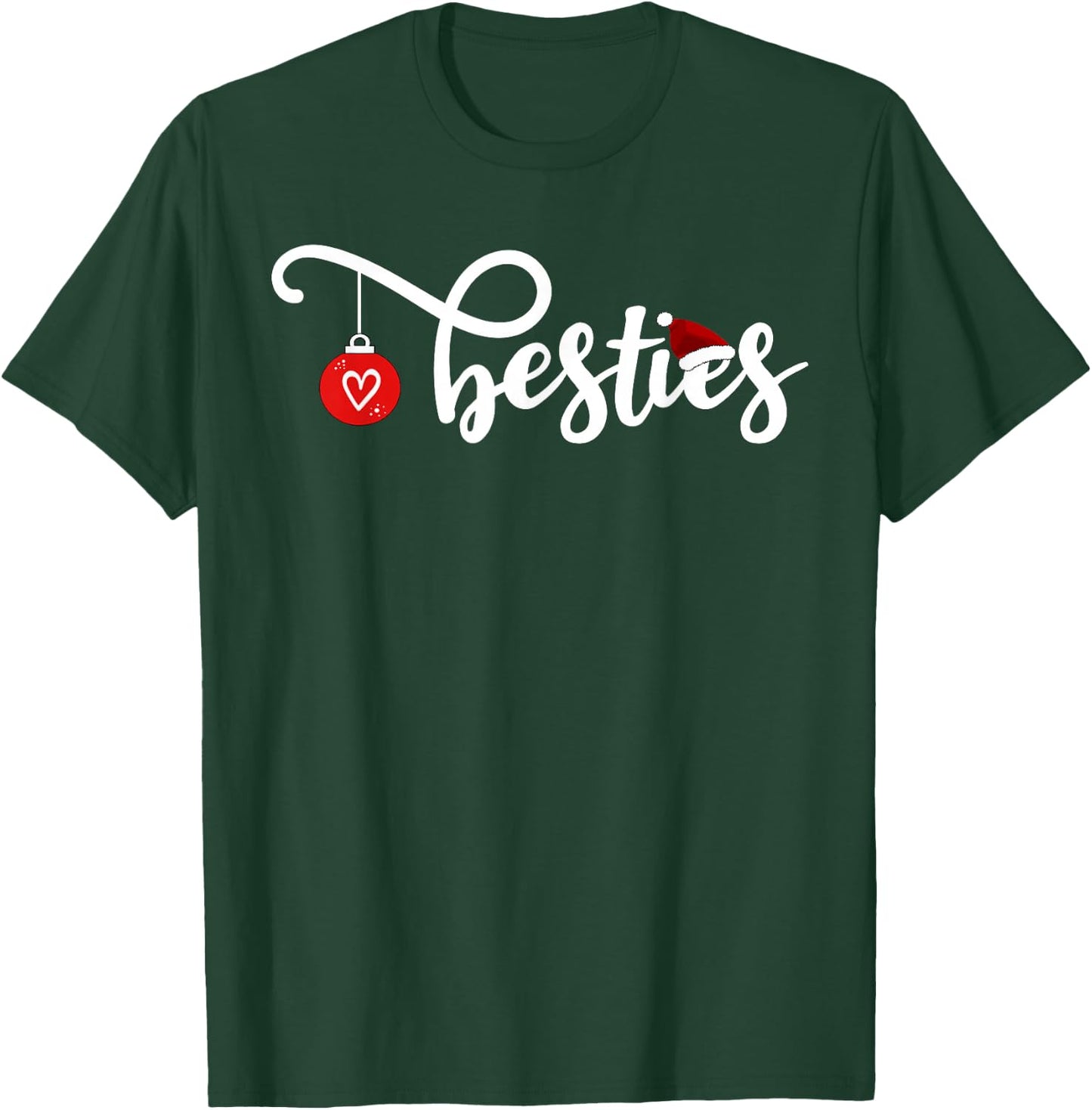 Besti Friend Christmas Cute Besties Christmas T-Shirt - T-Shirt | Forest