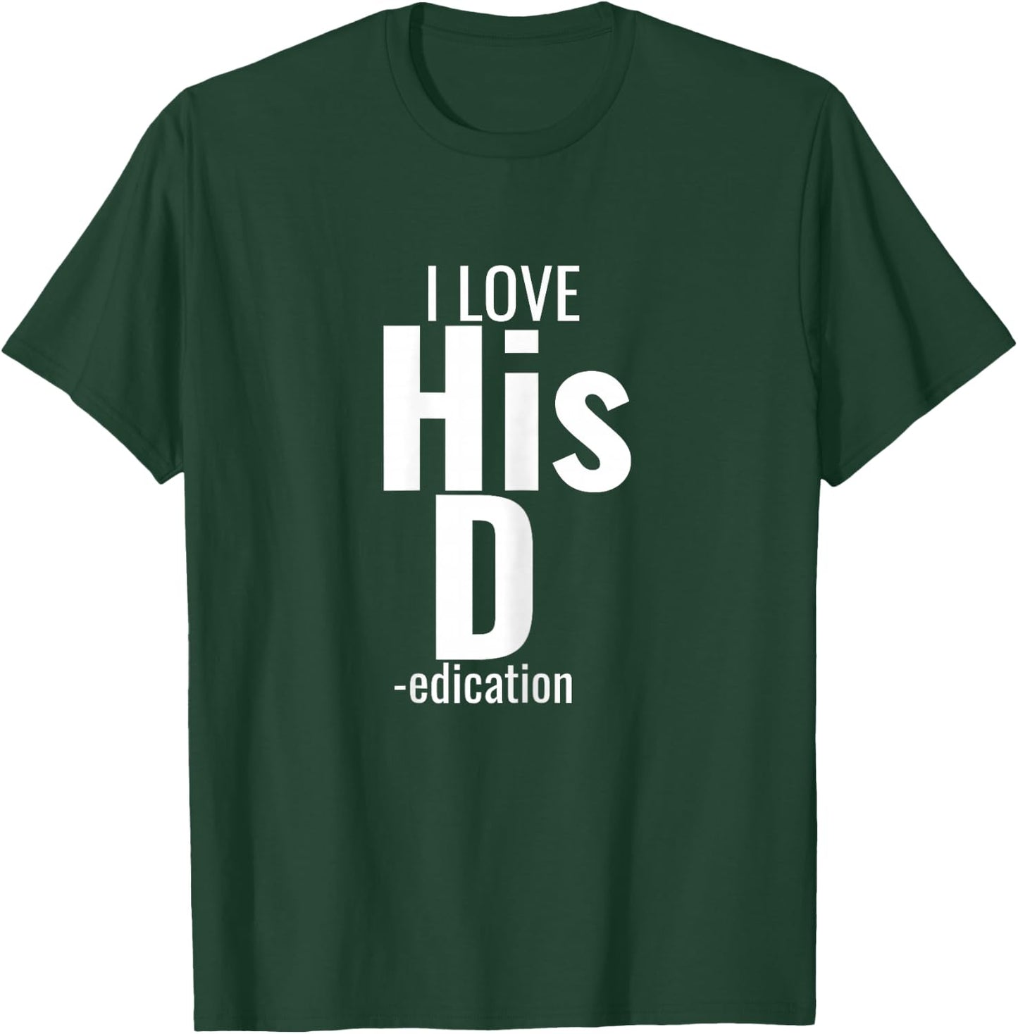 I Love His D- Love Her P- Funny Matching Couples T-Shirt - T-Shirt | Forest