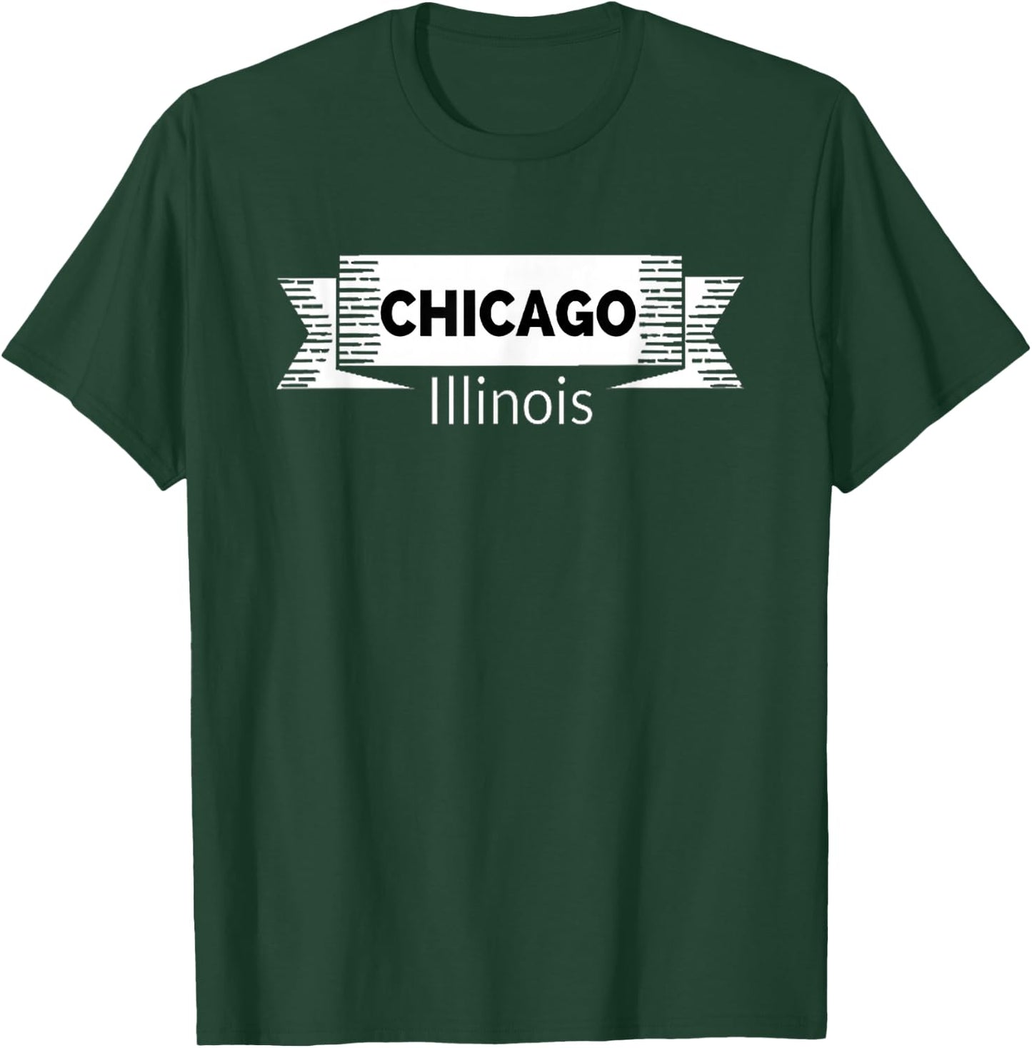 Vintage Chicago Illinois State Souvenir Pride , Women T-Shirt - T-Shirt | Forest