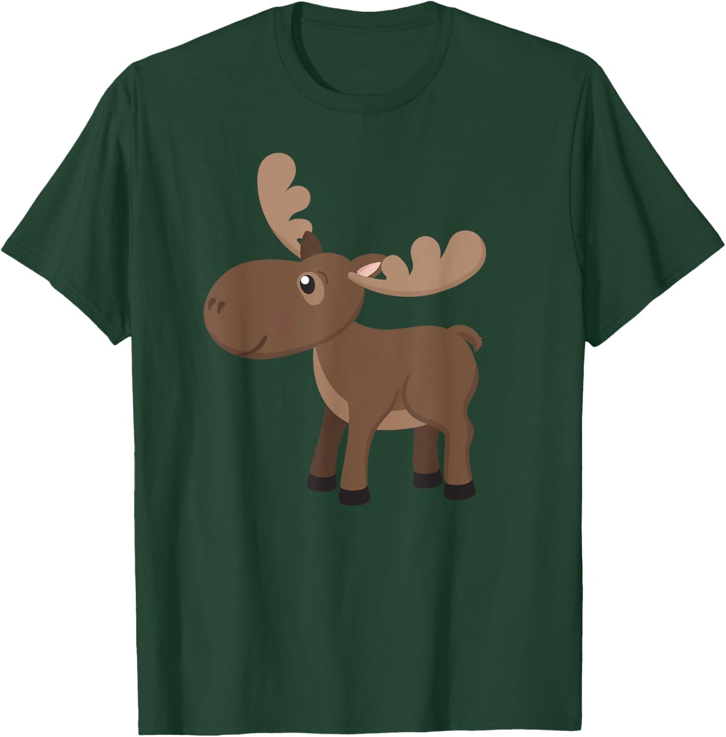 Moose Shirt For Girls and Boys MOOSE Shirts For Kids T-Shirt - T-Shirt | Forest