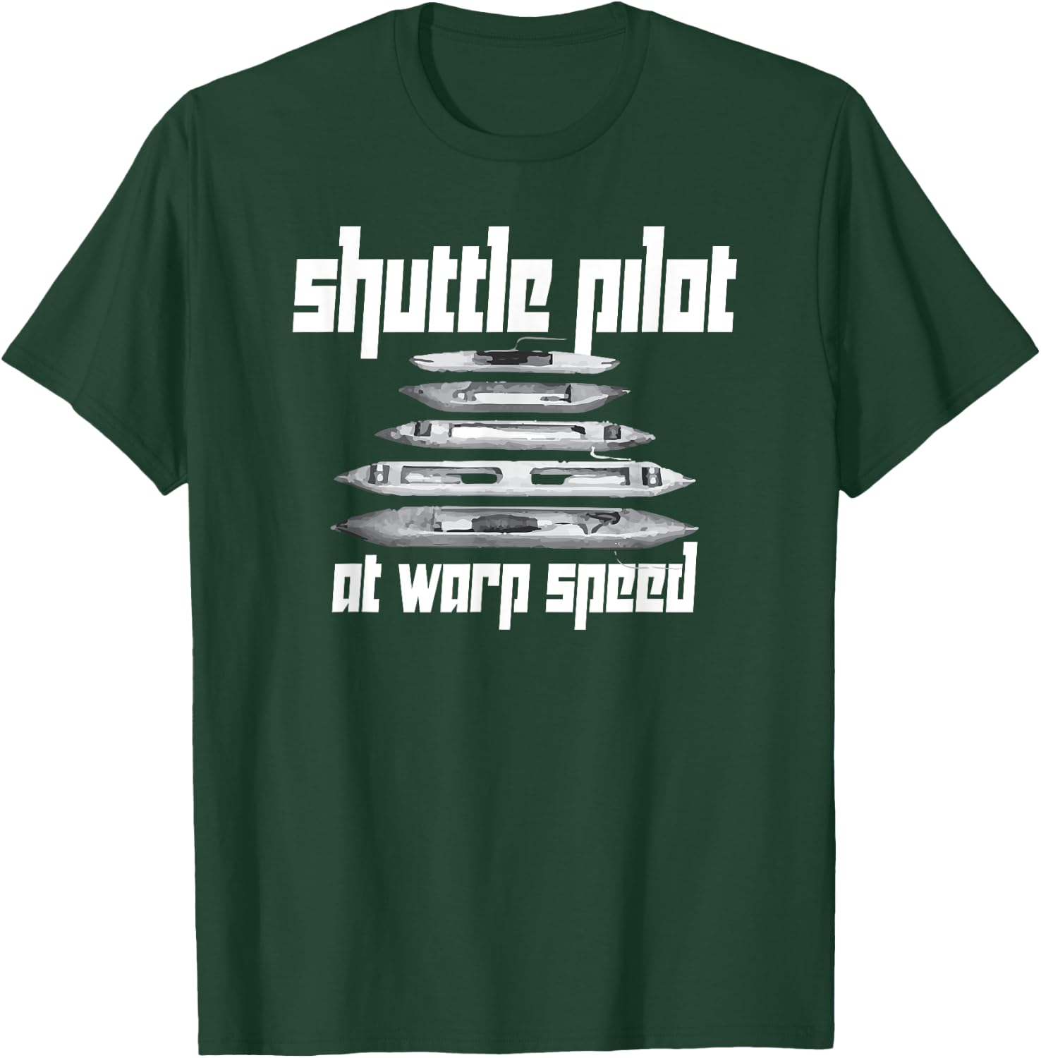 Hand Weaver weaving Shuttle Pilot at Warp Speed T-Shirt - T-Shirt | Forest