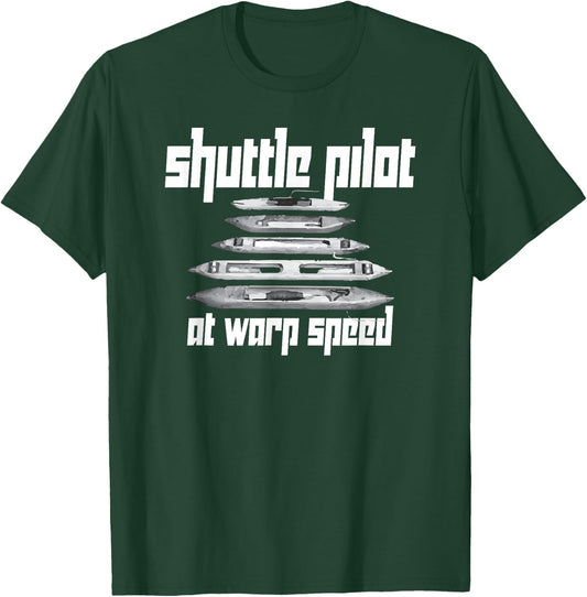 Hand Weaver weaving Shuttle Pilot at Warp Speed T-Shirt - T-Shirt | Forest