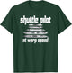 Hand Weaver weaving Shuttle Pilot at Warp Speed T-Shirt - T-Shirt | Forest