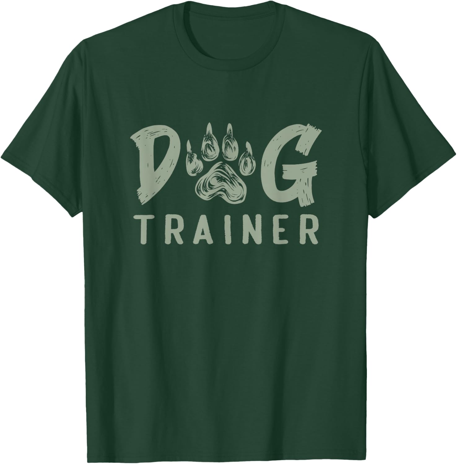 Dog Trainer Men Women Girls Kids T-Shirt - T-Shirt | Forest