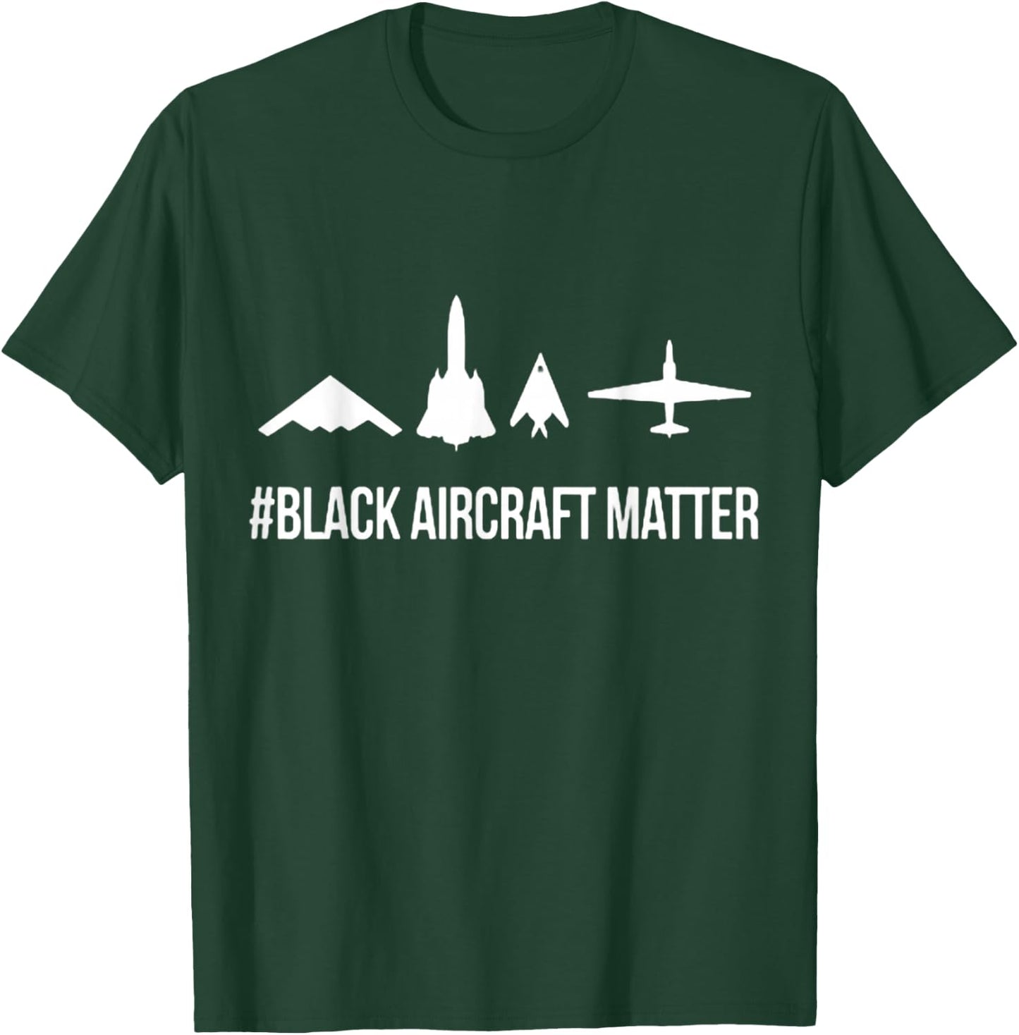 Mechanic Gift- Black Aircraft Matter For Aircraft Mechanic T-Shirt - T-Shirt | Forest
