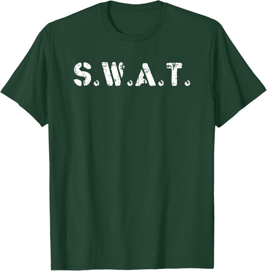 SWAT Policemen Halloween Future Police Officer Sheriff T-Shirt - T-Shirt | Forest