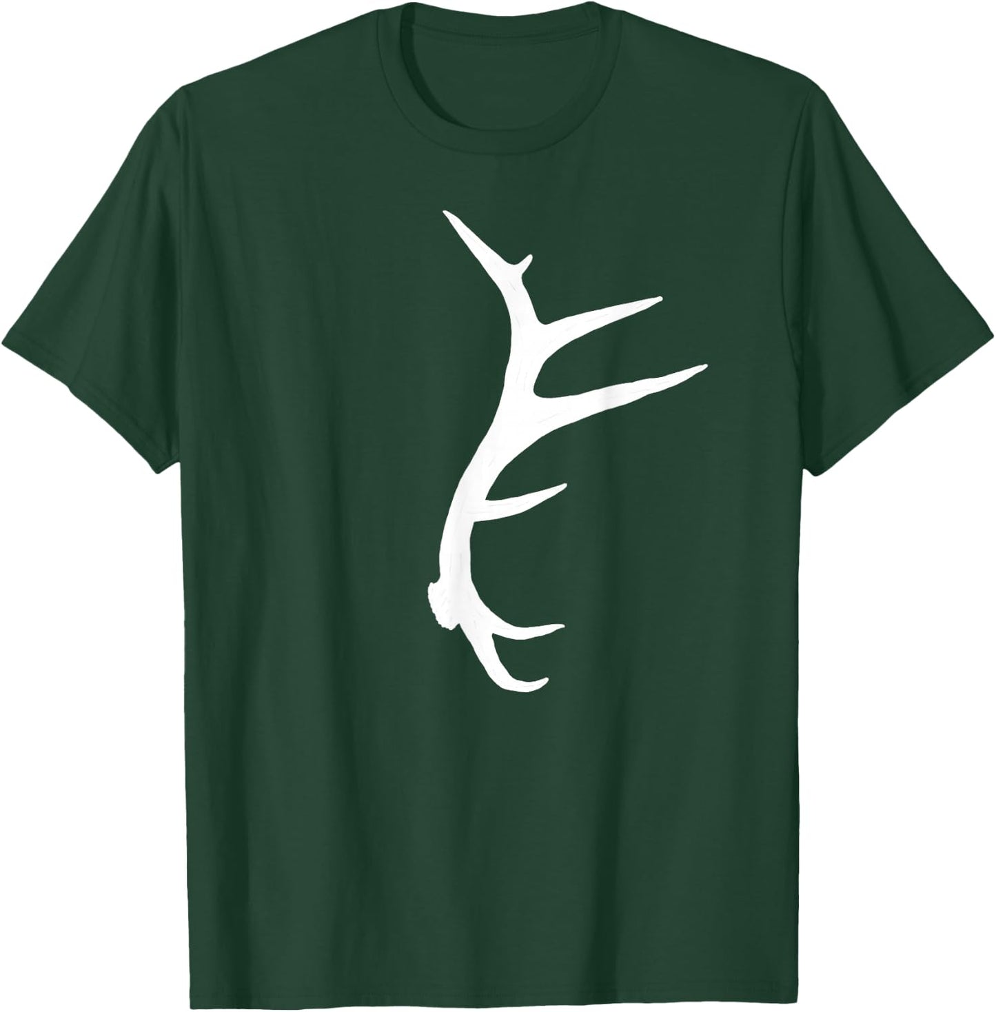 Classic Elk Shed Antler ; Horn Hunter Elk Shirt T-Shirt - T-Shirt | Forest