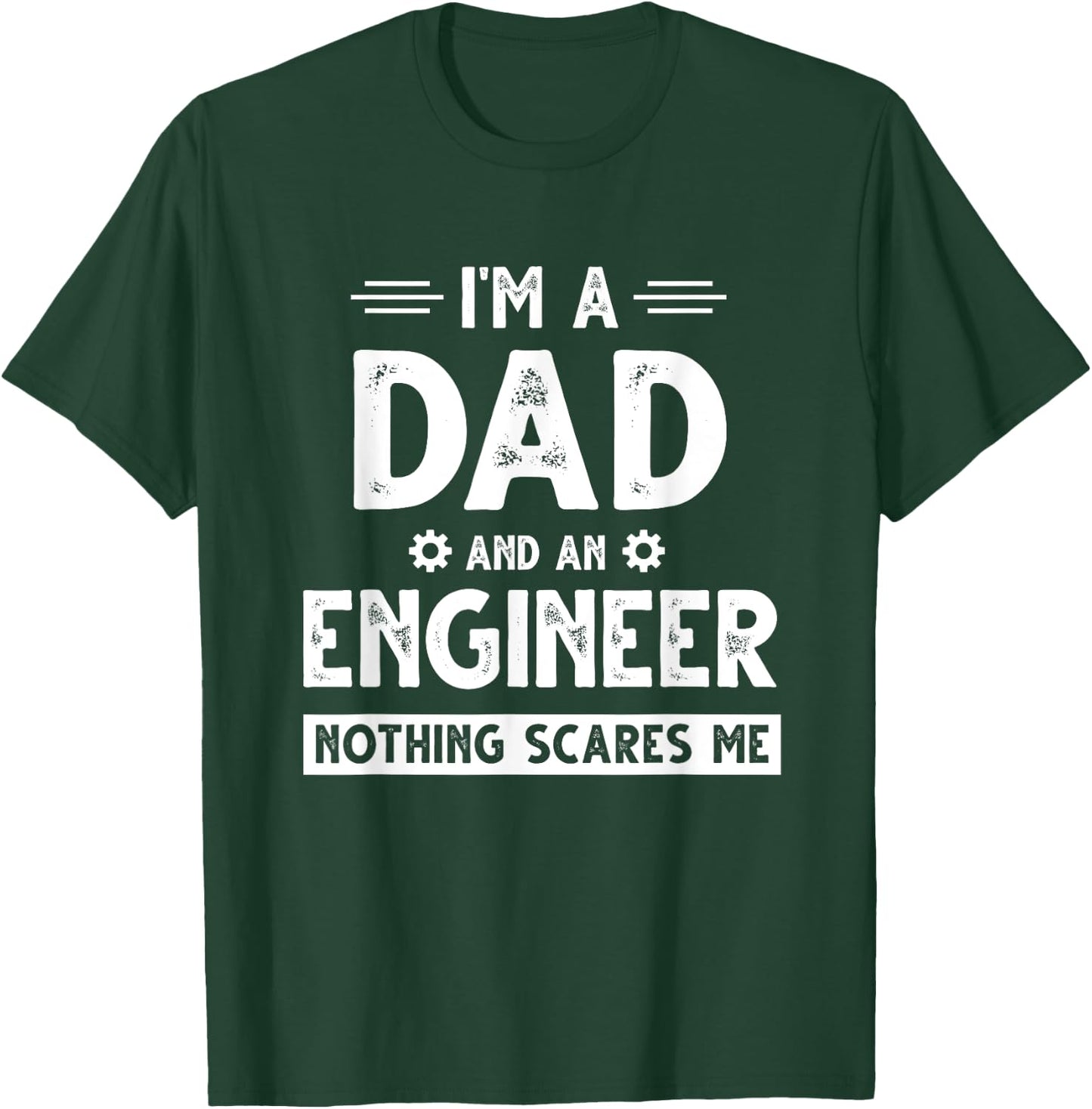 Cute Engineer Dad Men Father's Day Mechanical Engineering T-Shirt - T-Shirt | Forest