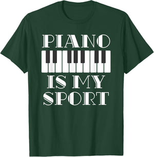 Musician Piano Player Gift Piano T-Shirt - T-Shirt | Forest