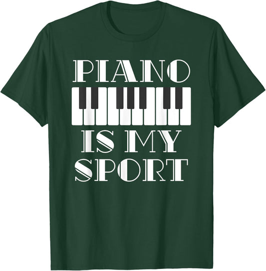 Musician Piano Player Gift Piano T-Shirt - T-Shirt | Forest