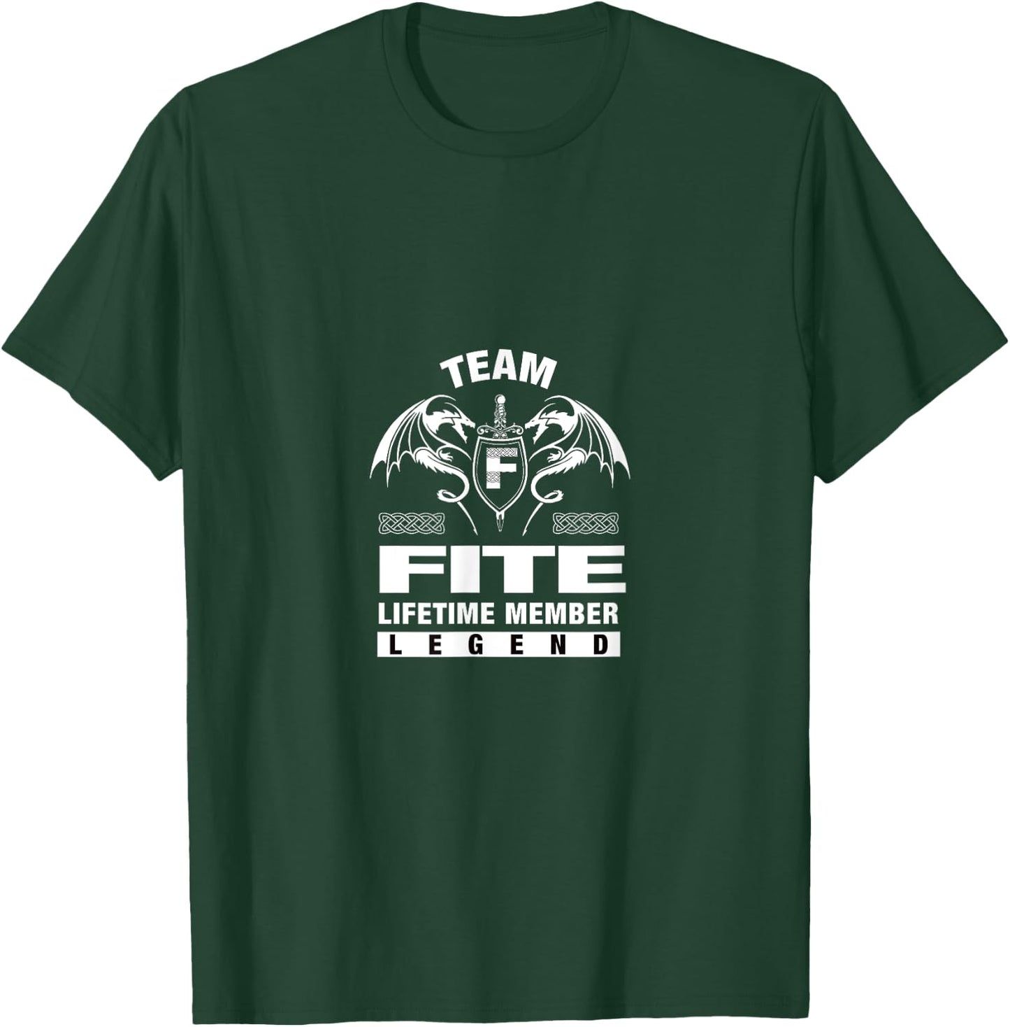 Team FITE - Lifetime Member Gifts T-Shirt - T-Shirt | Forest