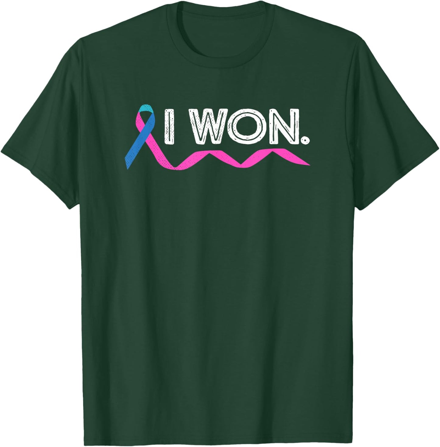 Thyroid Cancer I Won Thyroid Disease Awareness Warrior T-Shirt - T-Shirt | Forest