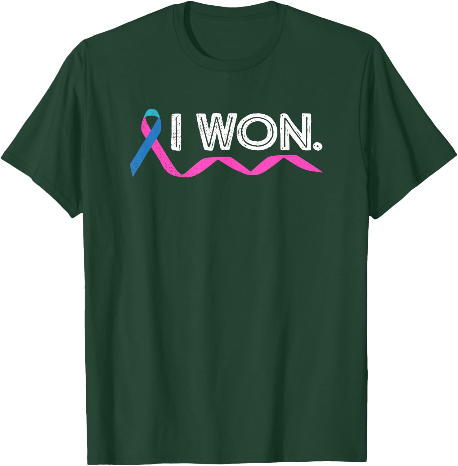 Thyroid Cancer I Won Thyroid Disease Awareness Warrior T-Shirt - T-Shirt | Forest