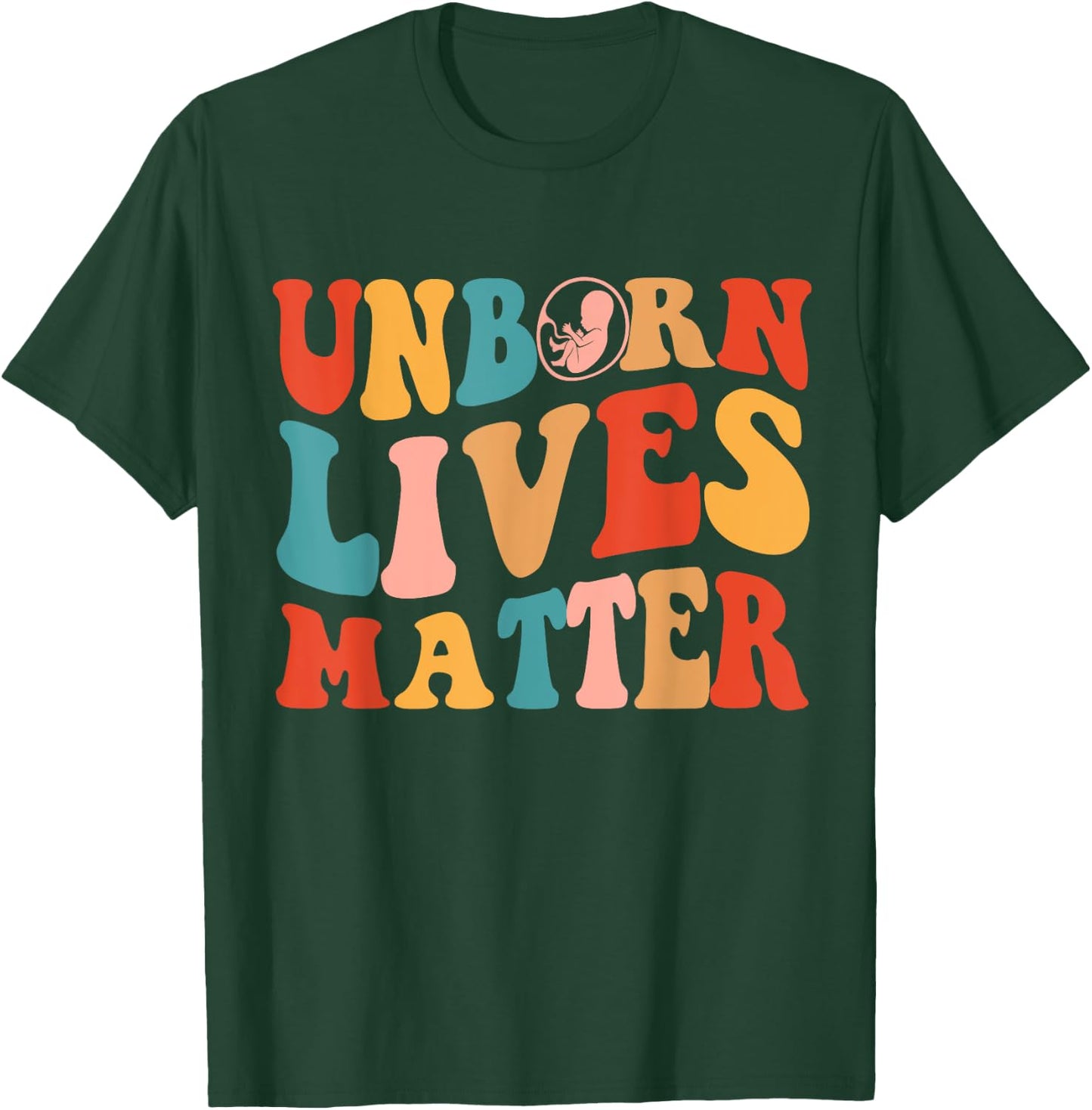 Unborn Lives Matter Anti Women's Rights Pro-Life Pro Choice T-Shirt - T-Shirt | Forest