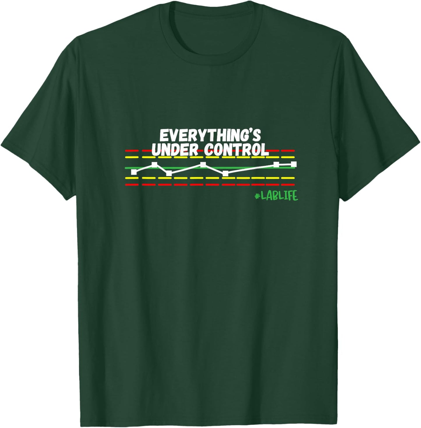 Funny Scientist, Chemistry Lover, Lab Tech, QC Chart T-Shirt - T-Shirt | Forest