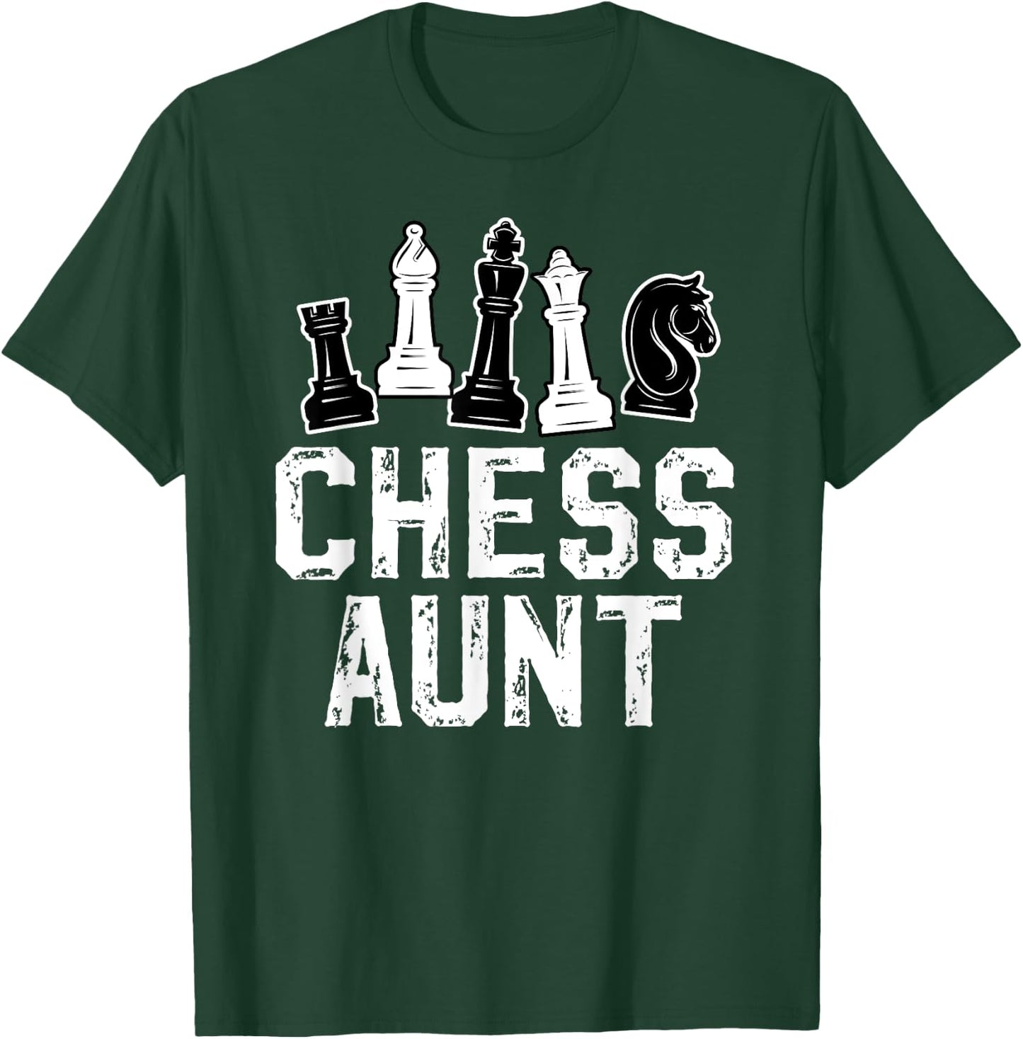 Chess Aunt of A Chess Player Aunt Chess Auntie T-Shirt - T-Shirt | Forest