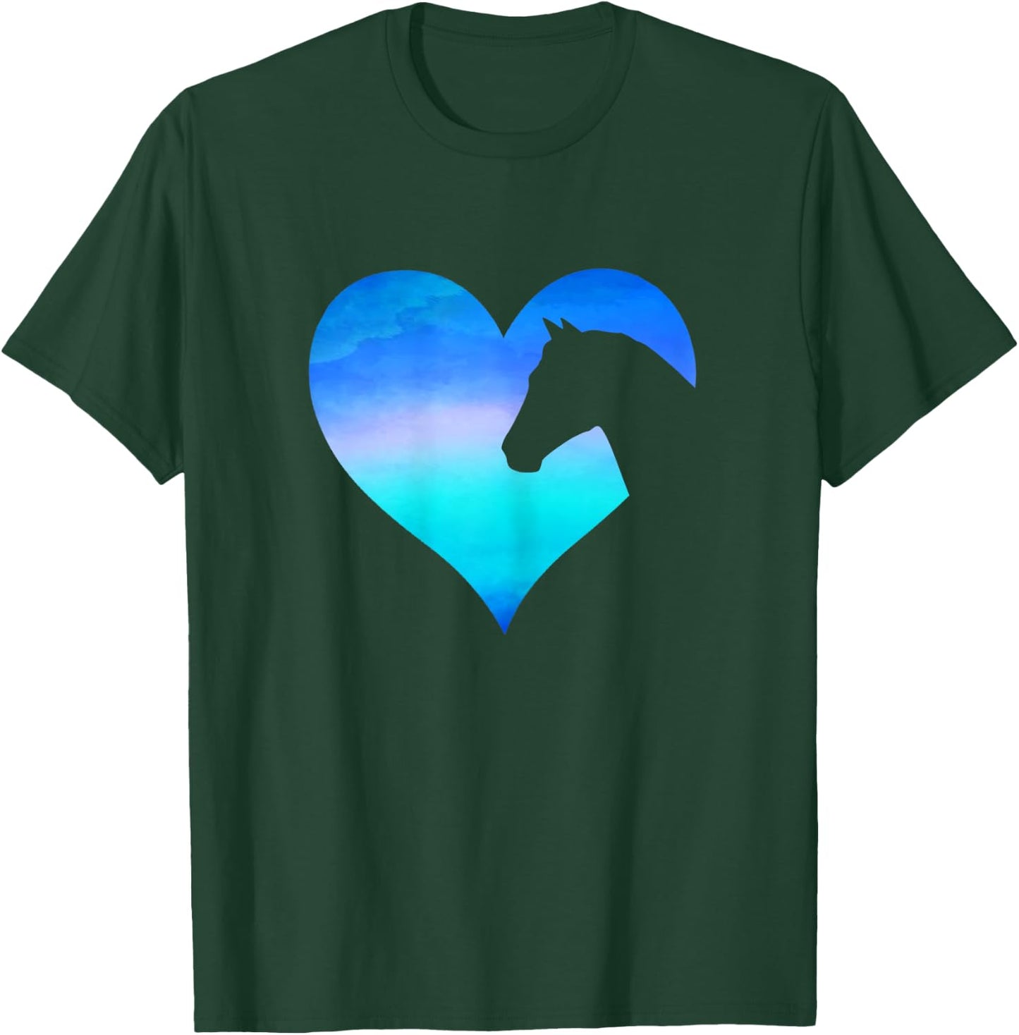 Girls Horse Lover For Boys Youth Women Who Loves Horses T-Shirt - T-Shirt | Forest