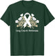 Lung Cancer Awareness Ribbon Lung Cancer T-Shirt - T-Shirt | Forest