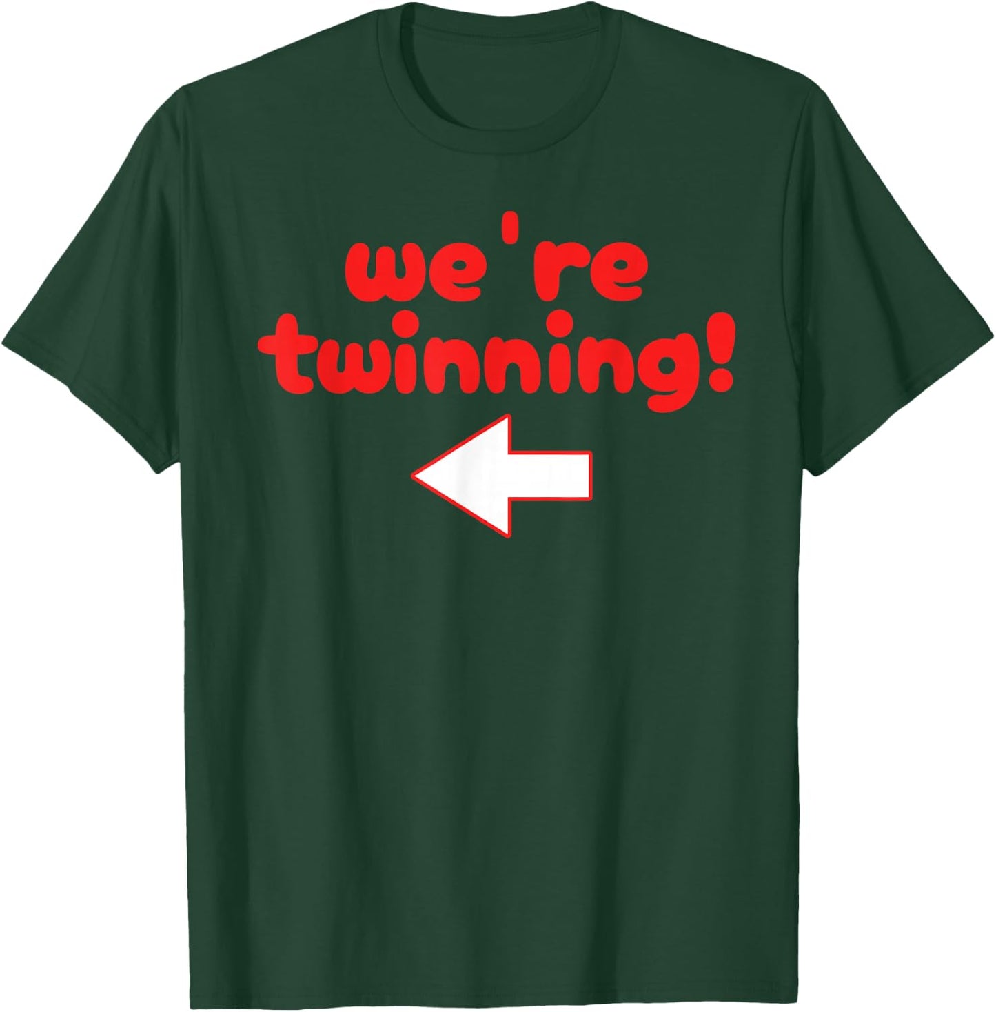 Twinning with My Bestie Spirit Week Twin Day Best Friend T-Shirt - T-Shirt | Forest