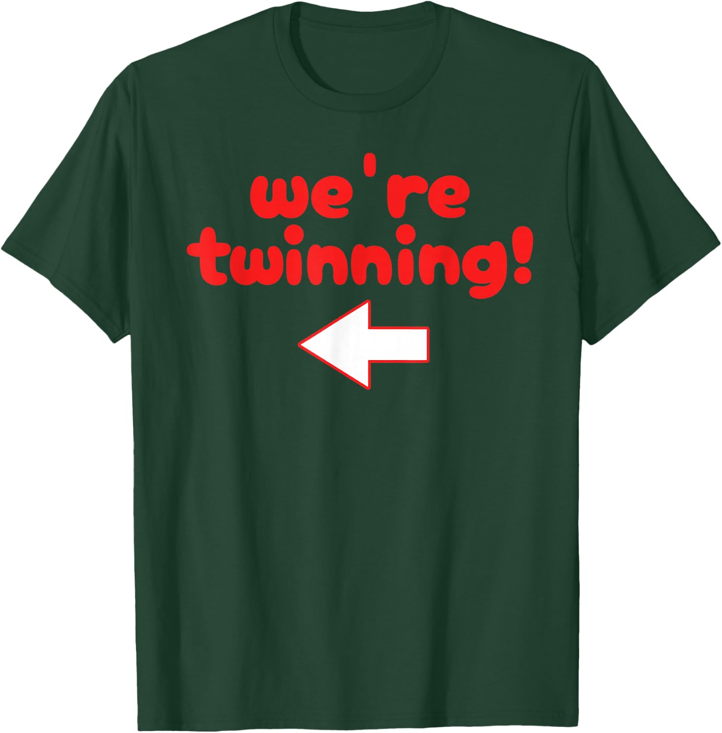 Twinning with My Bestie Spirit Week Twin Day Best Friend T-Shirt - T-Shirt | Forest