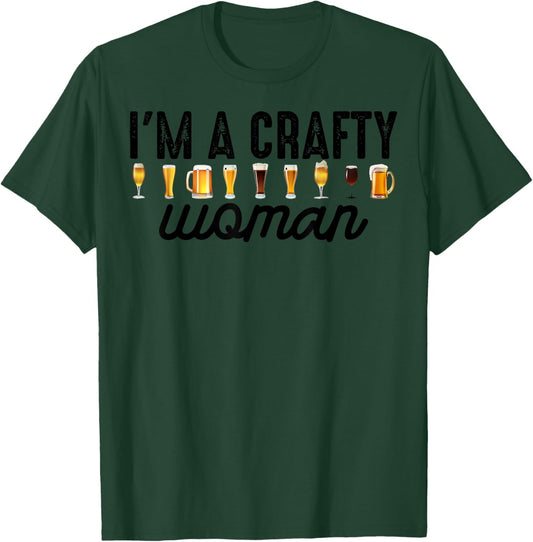 Funny Craft Beer Gift Cool Beer Brewers Ladies T-Shirt - T-Shirt | Forest