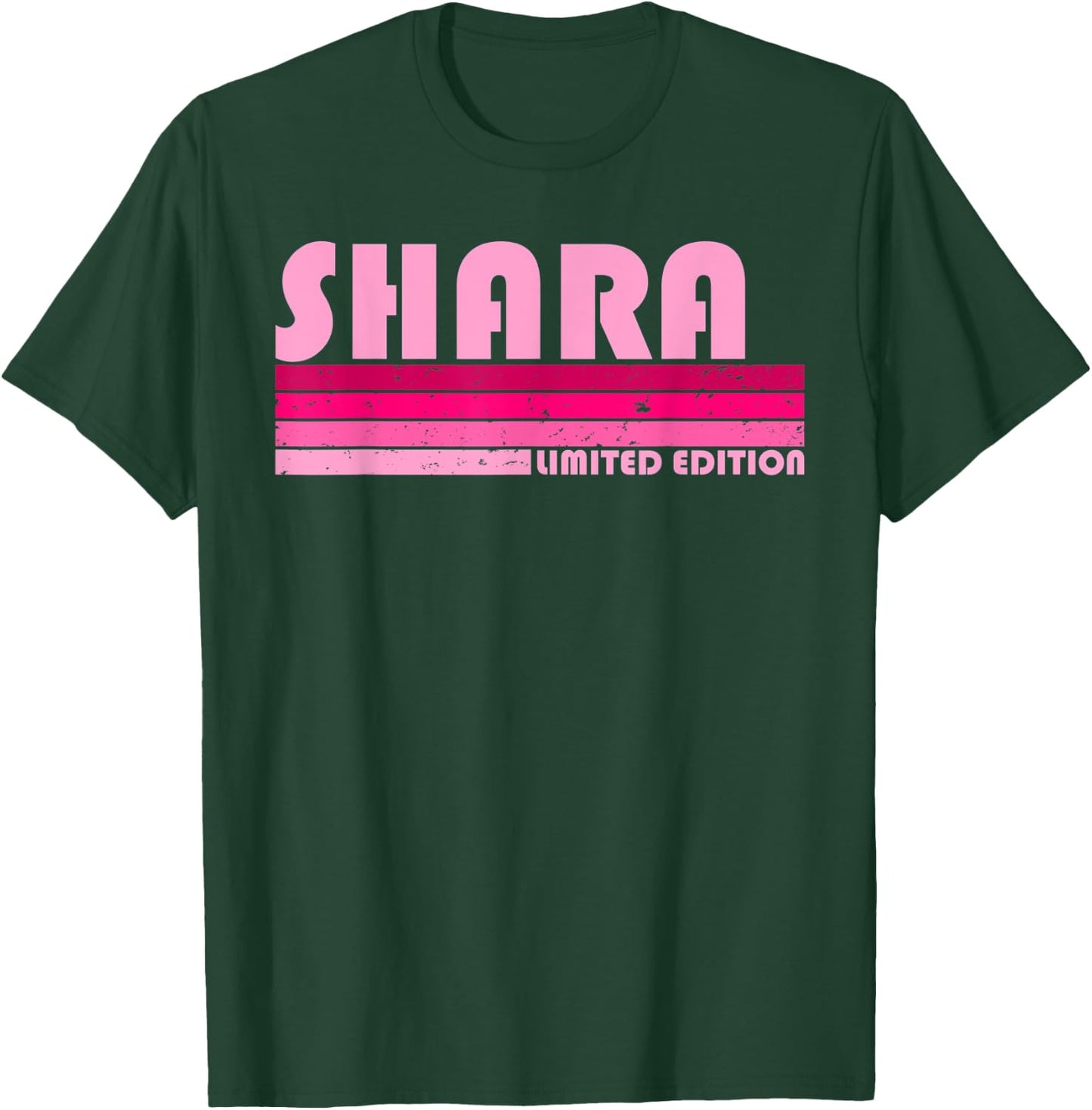 SHARA Name Personalized Retro Vintage 80s 90s Birthday T-Shirt - T-Shirt | Forest