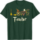 Love Teacher Wizards Back To School Halloween T-Shirt - T-Shirt | Forest