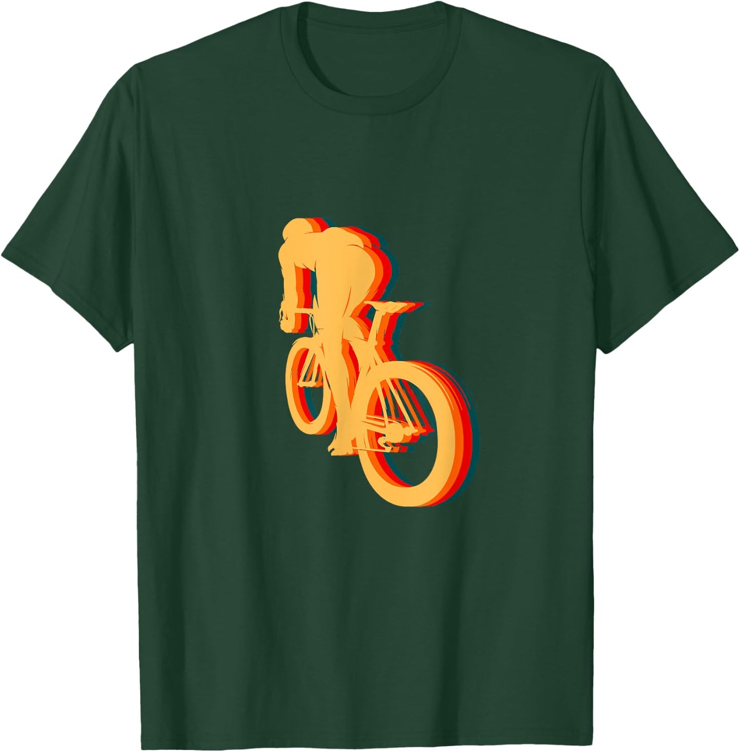 Road Biking Bicycle Cycling T-Shirt - T-Shirt | Forest