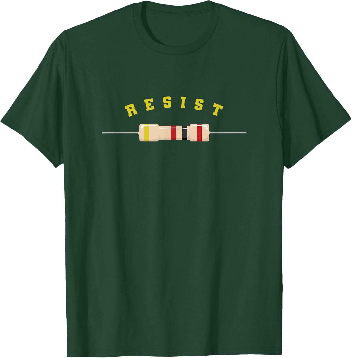Resist Electronic Component Electronics T-Shirt - T-Shirt | Forest