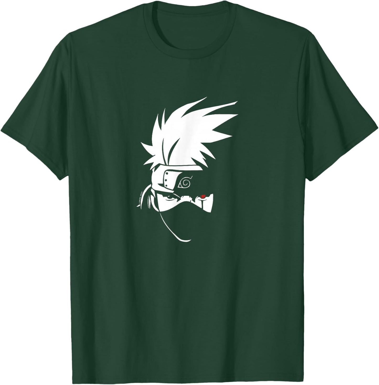 Naruto Shippuden Kakashi Head Anime T-Shirt - T-Shirt | Forest
