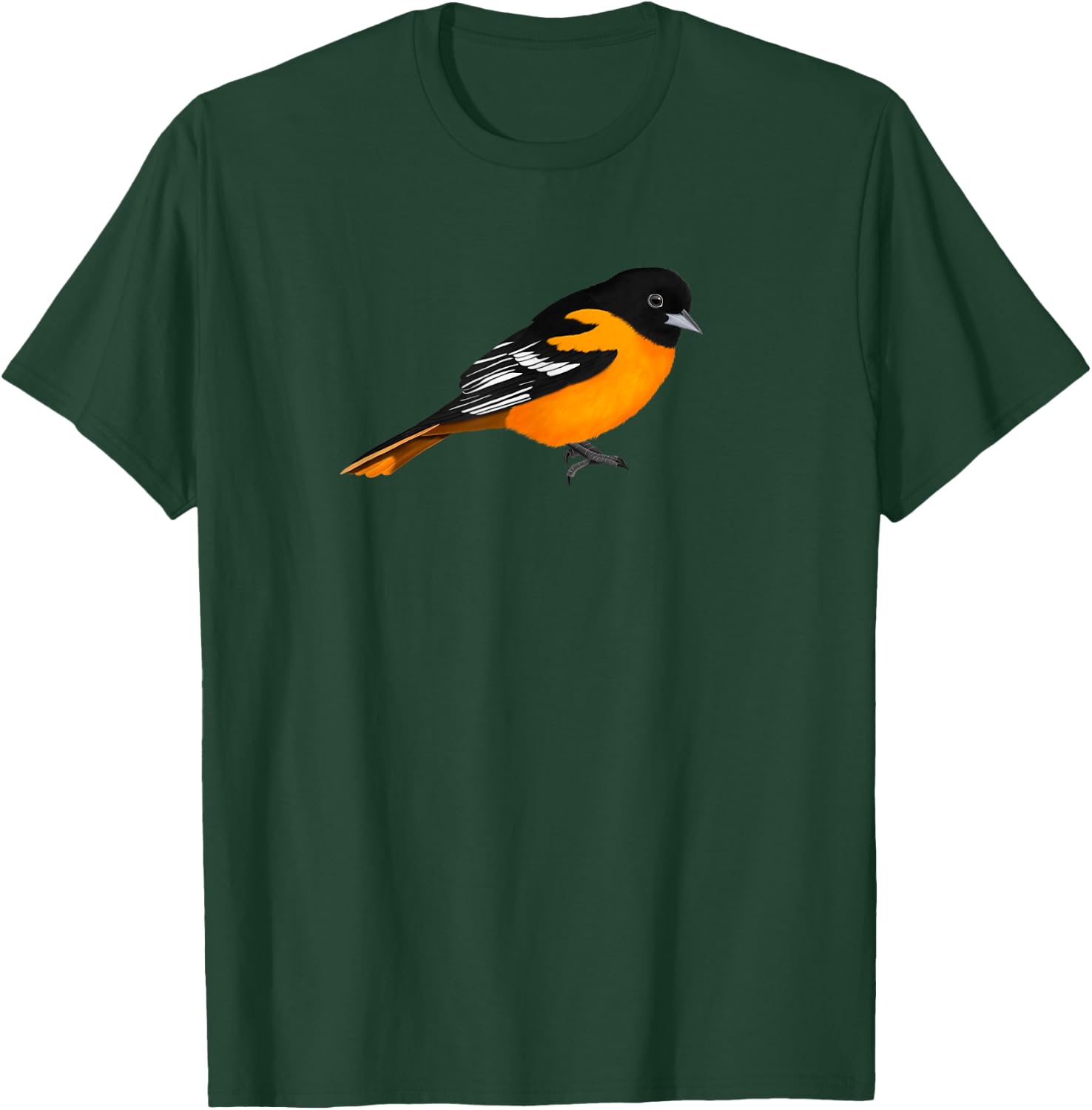 jz.birds Oriole Bird Birdlover Birdwatcher Ornithologist Biologist , Black T-Shirt - T-Shirt | Forest